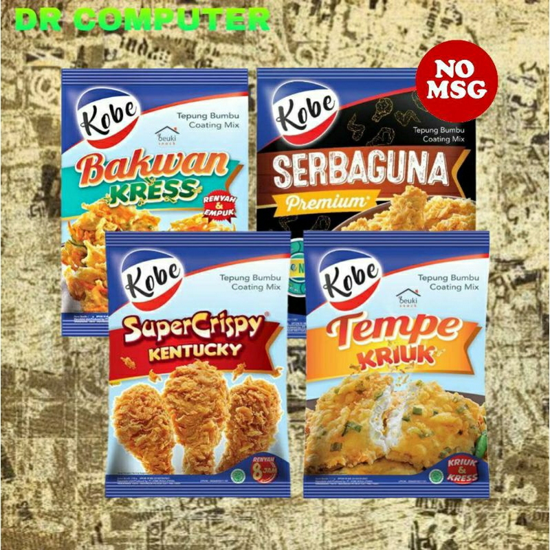 

KOBE tepung bumbu 200gr serbaguna premium/tempe kriuk/bakwan kress/kentucky