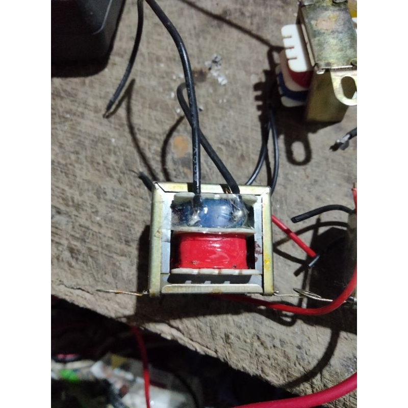 trafo radio FM portabel boster dll solder ulang