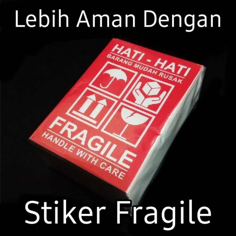 Stiker fragile / pengaman