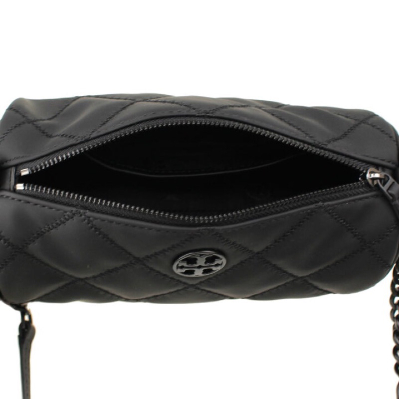 Tory Burch Miller Black Willa Barrel Crossbody Bag TB 141024