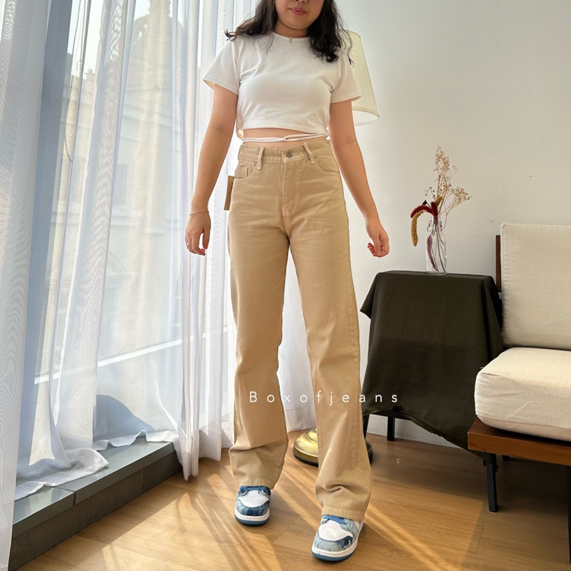 Boxofjeans - Hotty Cullote Jeans - CREAM