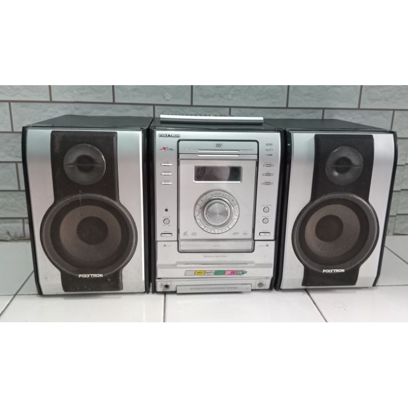 Speaker besar compo home theater CD VCD DVD MP3 TAPE CASEETTE PRELOVED
