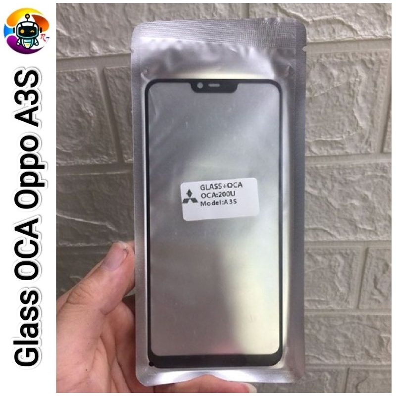 Glass OCA Kaca Lcd Oppo A3S