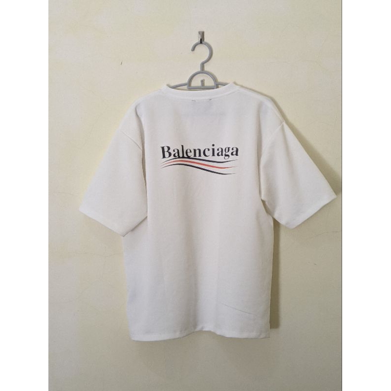Original Balenciaga tshirt oversized white bone second