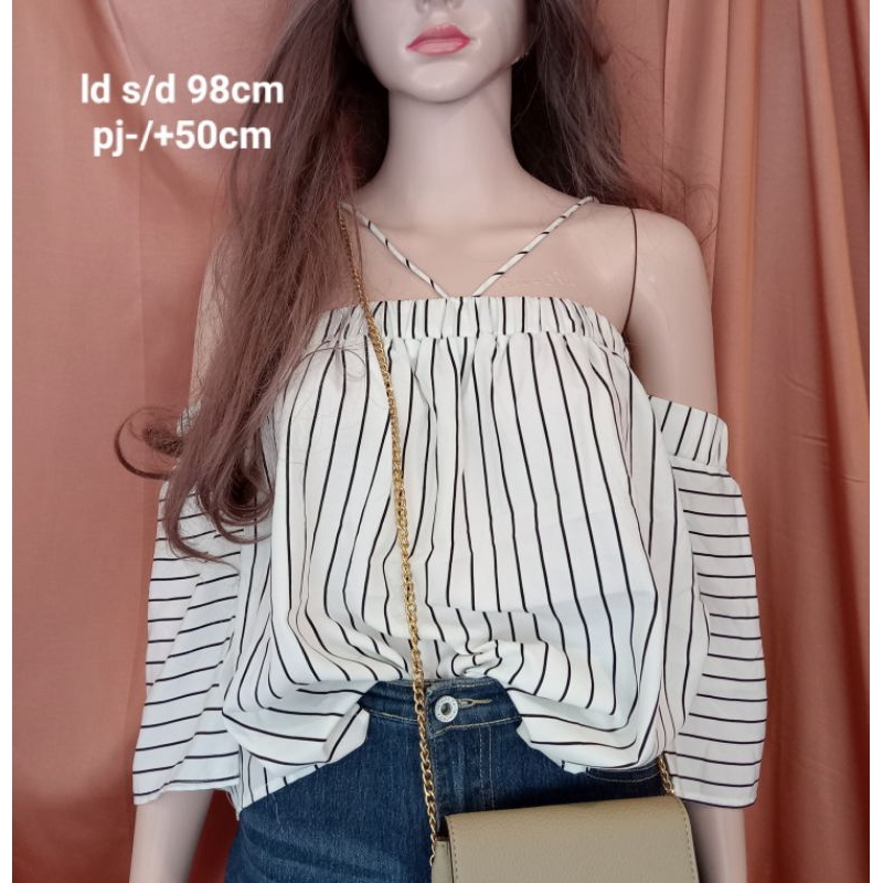 atasan wanita/blouse top wanita cewek model kekinian