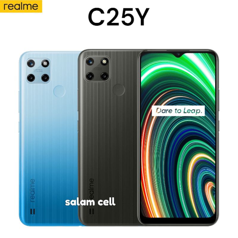 Realme C25Y Ram 4/64GB Camera 50MP 18W Quick Charge Baterai 5.000mAh Garansi Resmi