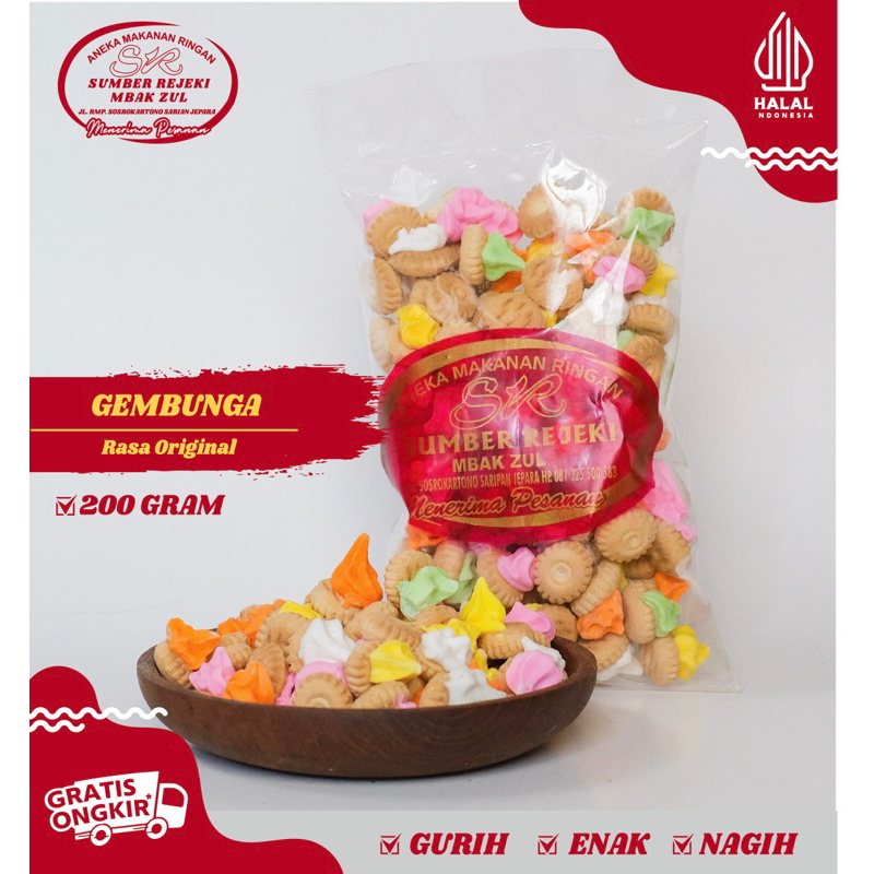 

SNACK KUE GEMBUNGA 200 GRAM