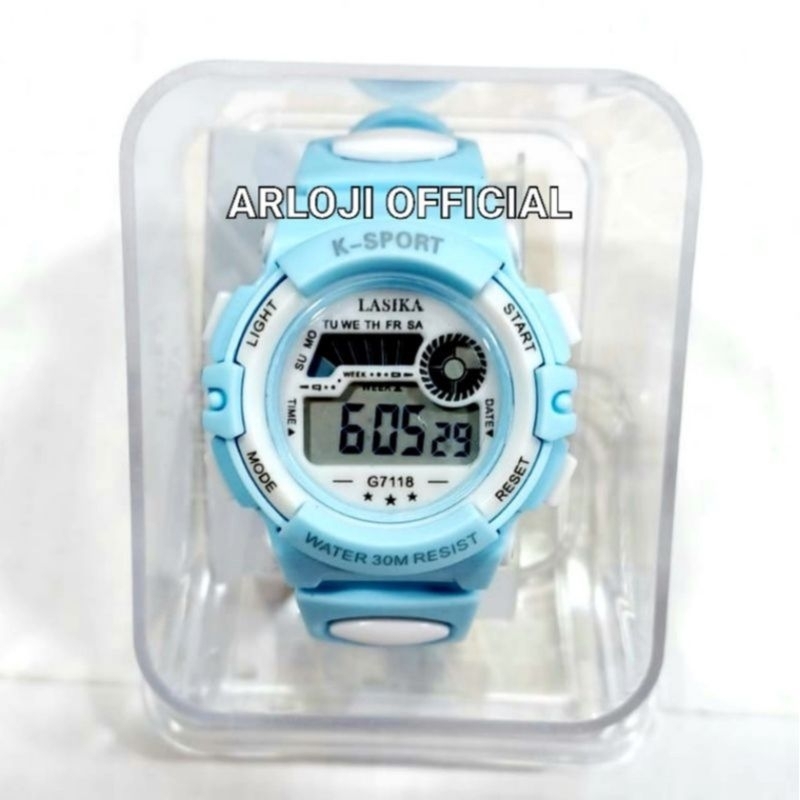 Jam tangan LASIKA ada Box original anak/ remaja bisa buat berenang