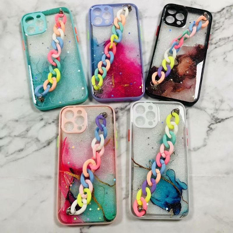 Case gliter + gantungan Realme C20 C21 C15 Realme 8 realme 8 pro c11 2021