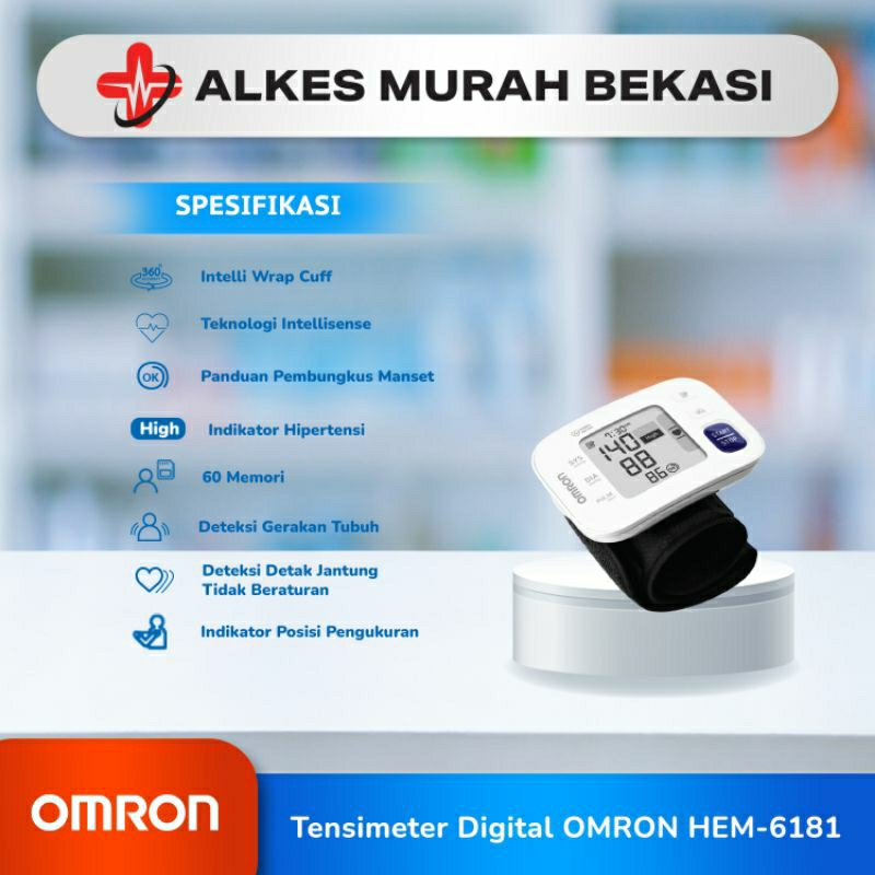 Tensi Digital Omron HEM-6181 / Tensi Digital / Omron / Omron HEM-6181 / Tensi Digital Omron /