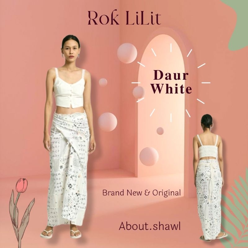 Rok Lilit Daur Putih Sejauh Mata Memandang