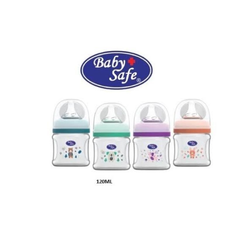 Baby Safe Wide Neck Bottle 125ml 250ml - Babysafe Botol Susu Bayi Wideneck Curah - WN04 WN05 WN01 WN02 WNS01 WNS02 WN07 WN08