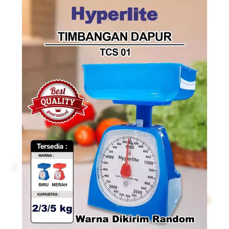 Timbangan Dapur Analog Hyperlite 2 kg / 3 kg / 5kg Timbangan Serbaguna