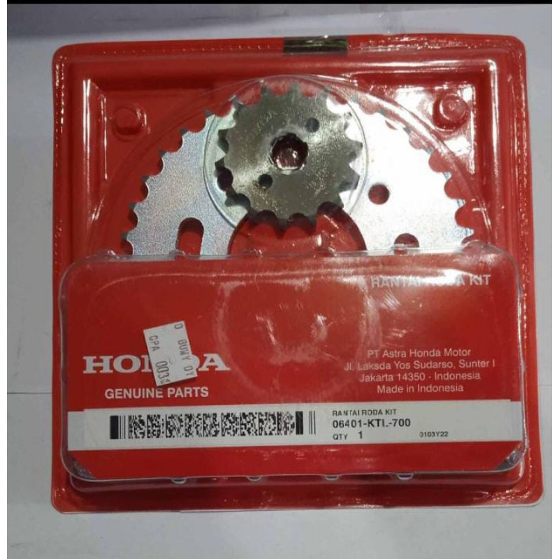 GEAR SET AHM HONDA 06401-KTL-700