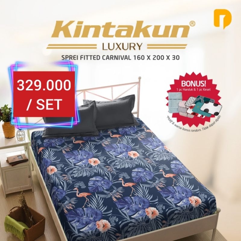 Kintakun Sprei Fitted Carnival 160 x 200 x 30