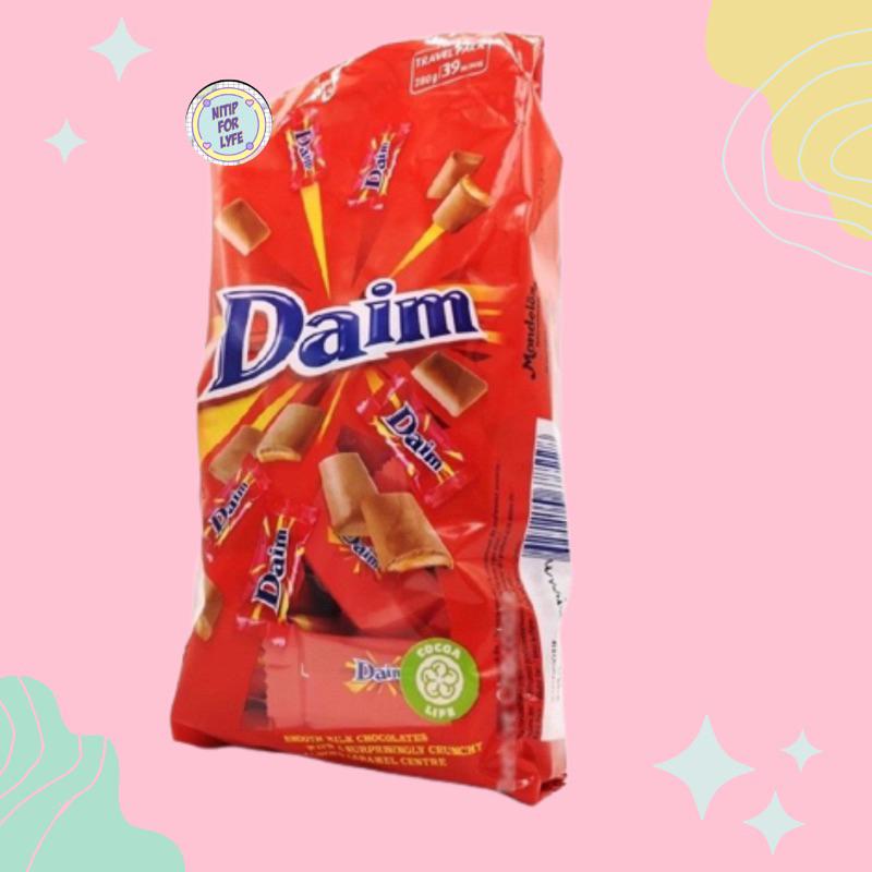 

DAIM MINIS Chocolate with cruchy almond Caramel 200gr