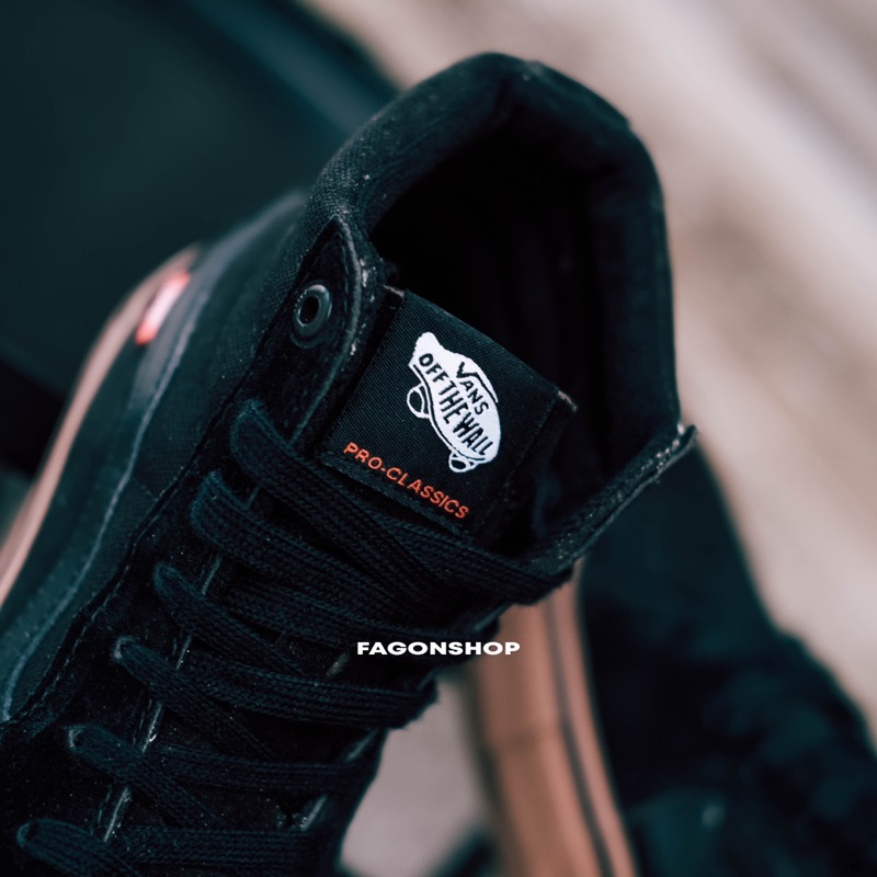 VANS SK8-HI PRO BLACK/GUM ORIGINAL 100%