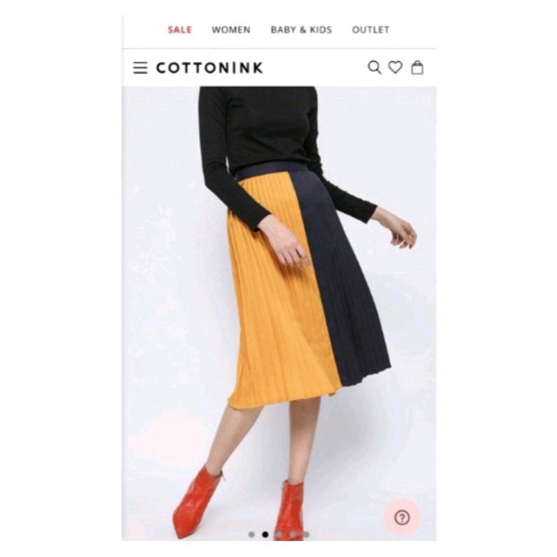 Rok Plisket/ CottonInk/Original