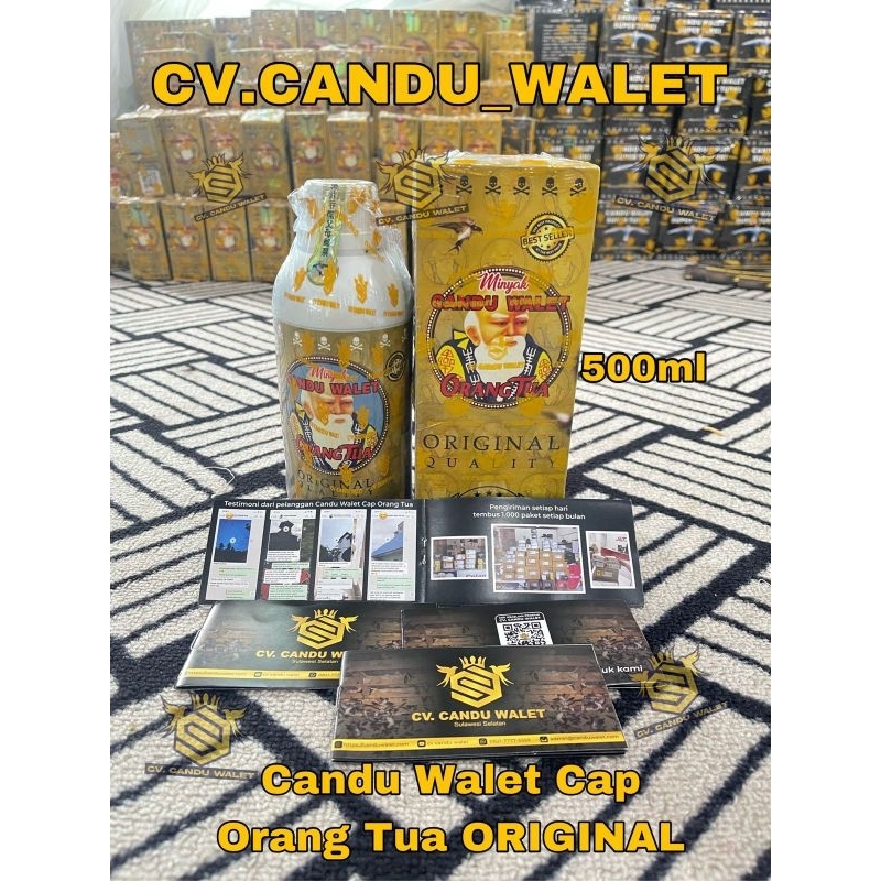 Bisa COD Minyak Candu Walet Cap Orang Tua 100% Asli Original