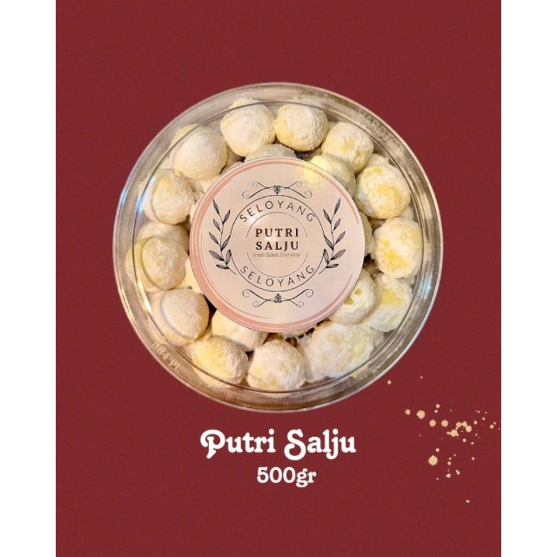 

Kue Kering Putri Salju Seloyangid Toples Hampers Lebaran 350gr/500gr