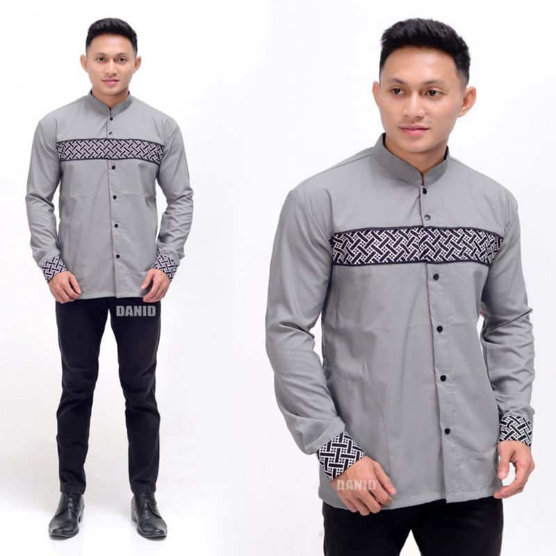 Baju Koko Gus Azmi Dewasa Premium Lengan panjang By Zellshop