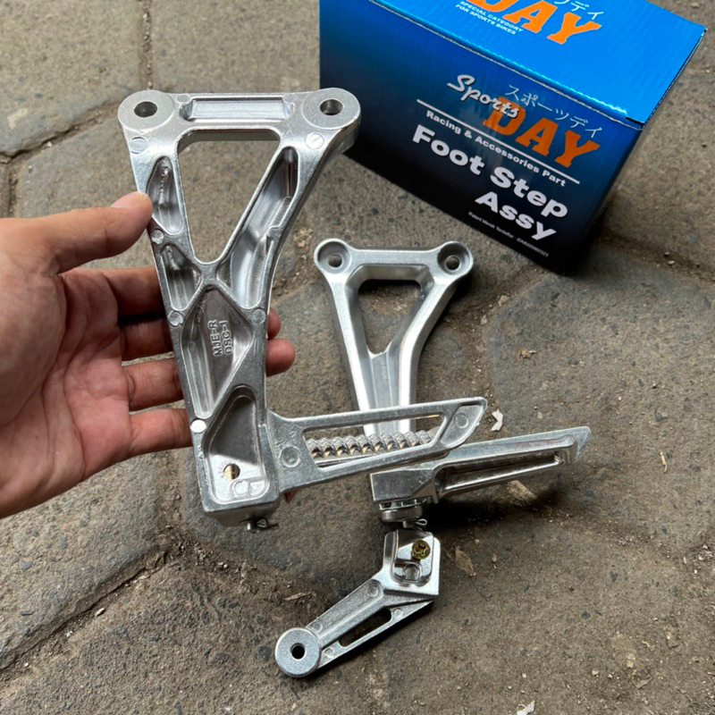 postep cbr650 footstep cb650r impor set pangkon knalpot