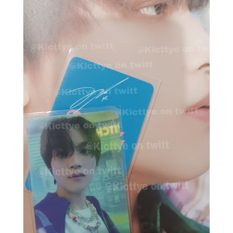 Photocard haechan official glitch mode