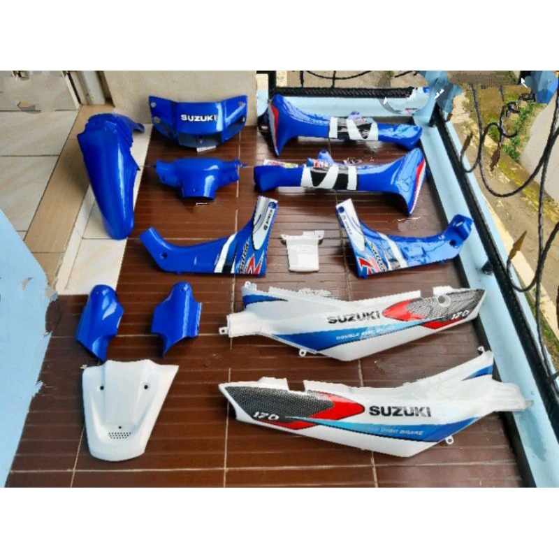 COVER BODY HALUS FULLSET SUZUKI SATRIA RU 120 SATRIA LUMBA BODY BODI SATRIA LUMBA SATRIA R 120 FULLS
