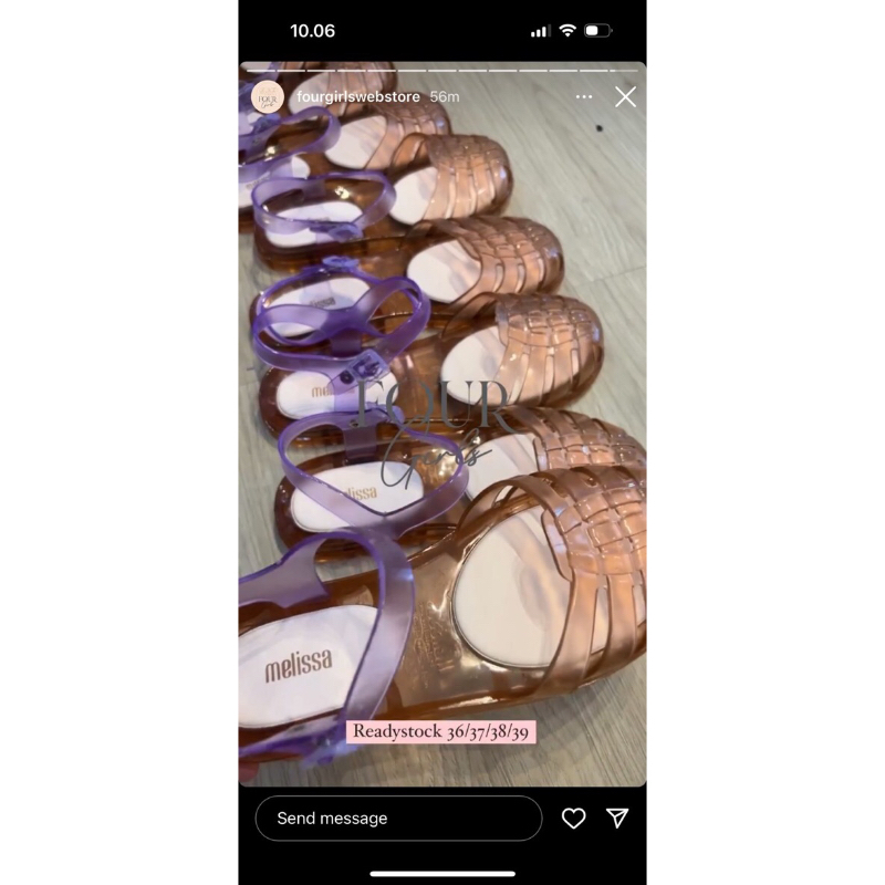 sandal Melissa jelly