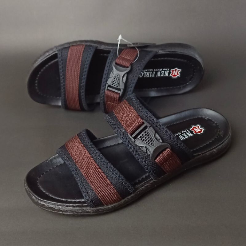 Sandal Selop Pria Dewasa Bahan Kain Kanvas Lembut Menyerap Keringat (Vale 01)