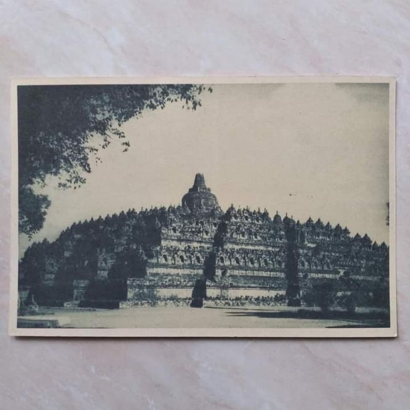 

Kartu Pos Kuno Jadul Lawas Candi Borobudur Asli 1950-1960an B