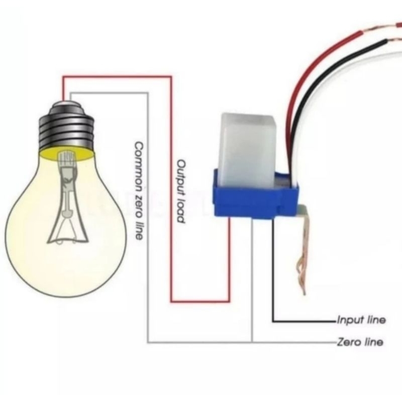 Sensor Cahaya / Photocell / Photo Sensor 3A 12V model SELCON