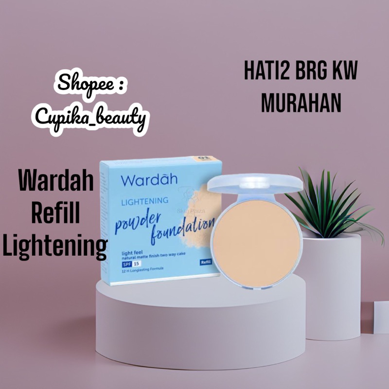 [ pa ][ refill ] wardah lightening powder foundation-bedak padat wardah lightening powder foundation