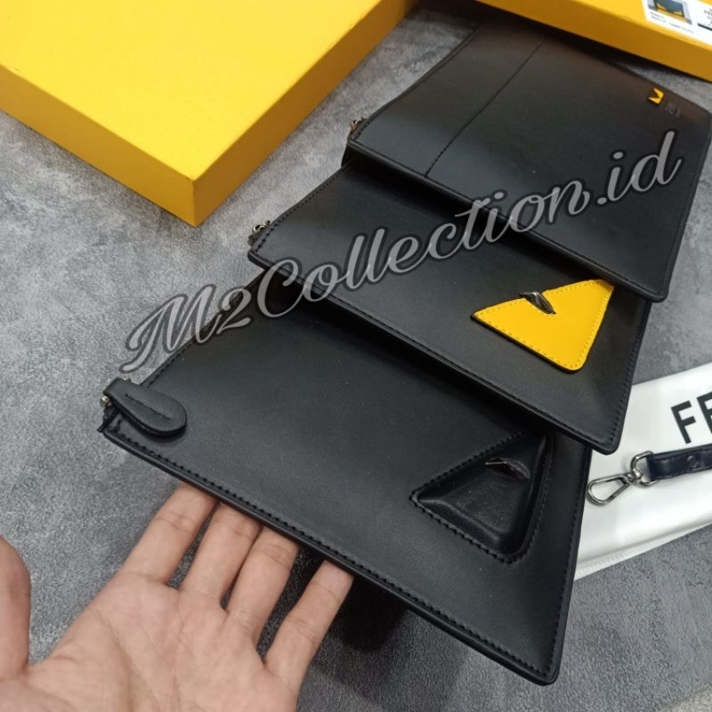 Clutch Fendi Tas Tangan Kulit Premium Import