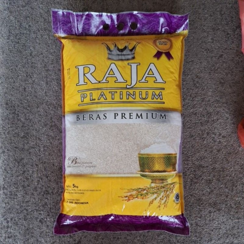 RAJA PLATINUM ~ BERAS PREMIUM 5KG (MEDAN)