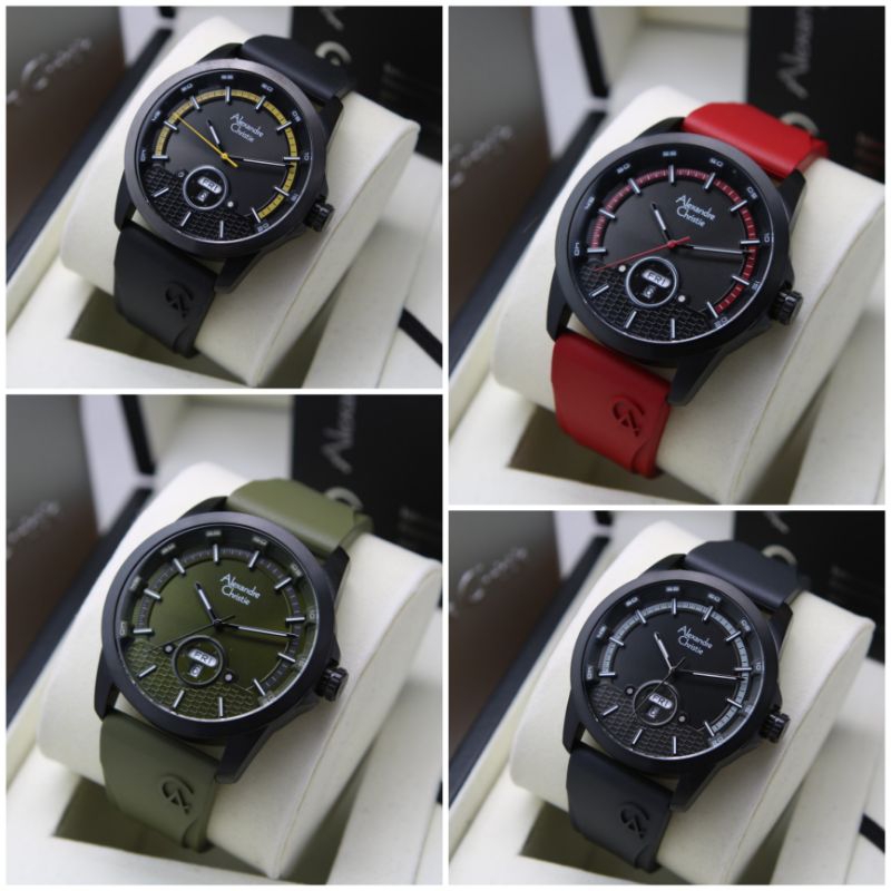 AC6656 Jam Tangan Pria Alexandre Christie 6656 Original AC 6656