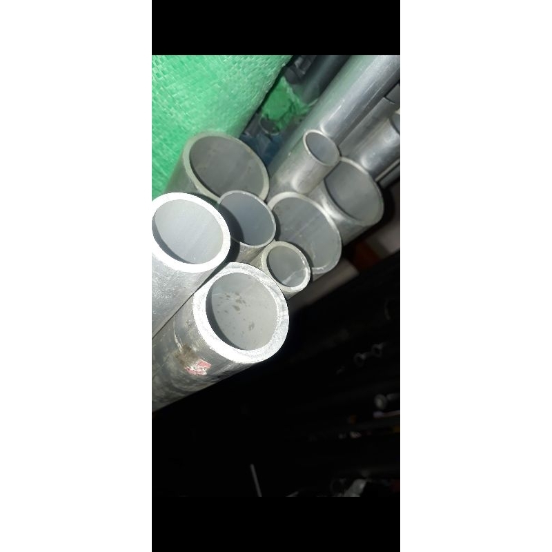 pipa aluminium diameter 35mm tebal 2mm x 500mm