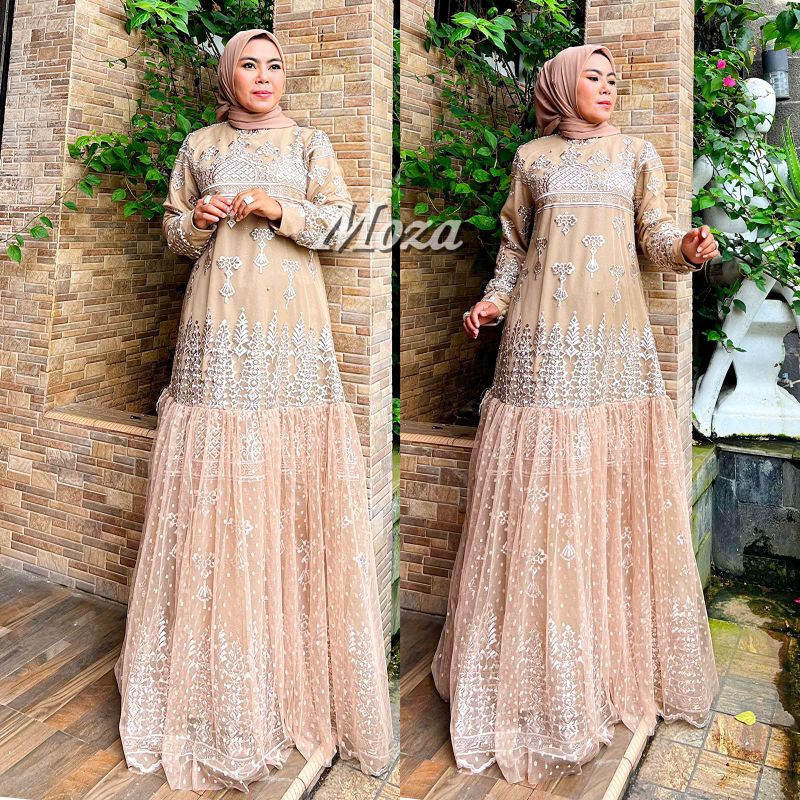 NEW PRODUK//MOZA DRESS//BAHAN TILLE BORDIR MUTIARA//SERAGAMAN KELUARGA//BAJU LEBARAN//BAJU PESTA LAMARAN//BAJU WISUDA//KEBAYA MODERN//By Mirajaya Kebaya//MDHBROTHER
