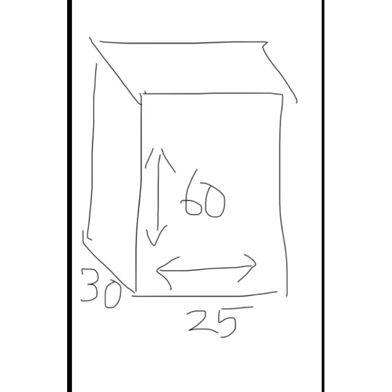 box panel outdoor topi custom 25x60 60x25 25x60x30 60x25x30