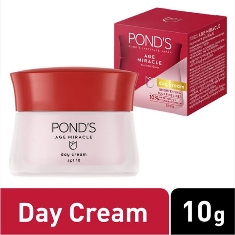 PONDS AGE MIRACLE DAY CREAM 10 GRAM / POND'S DAY CREAM AGE MIRACLE 10 G