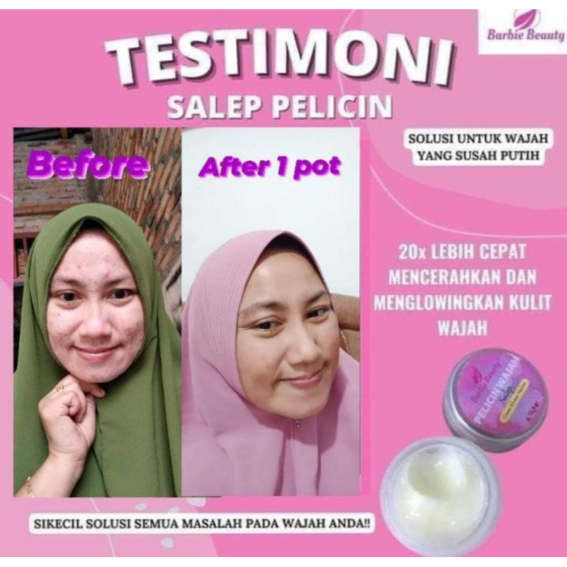 TERLARIS PAKET CREAM GLOWING WHITENING PELICIN ORIGINAL / KRIM MALAM PEMUTIH DAN PENCERAH WAJAH KUSAM