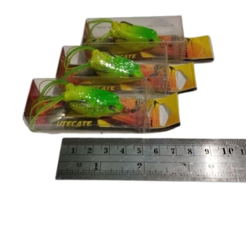 Soft Frog Utecate Umpan Katak 35 Mm Berat 7 Gram Umpan Katak Umpan Kodok Untuk Ikan Gabus Bahan Kare