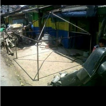 Rangka besi tenda bazar