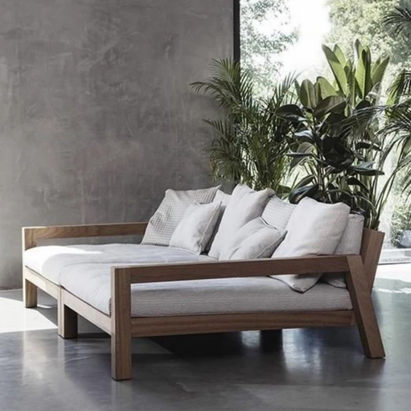 Sofa daybed kayu jati minimalis