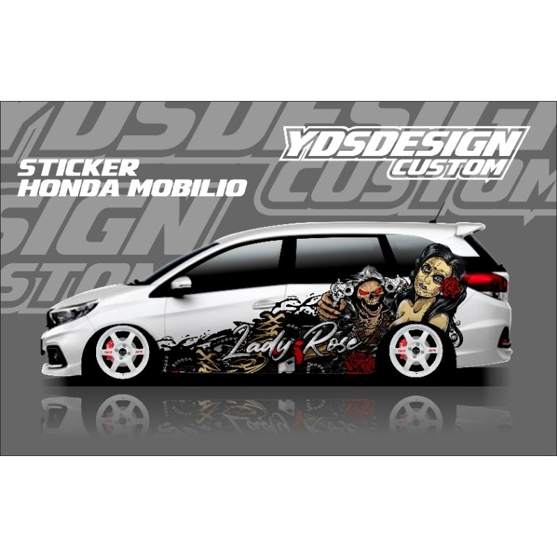 DECAL STICKER HONDA MOBILIO / STICKER MOBILIO, LIVINA, YARIS, DLL