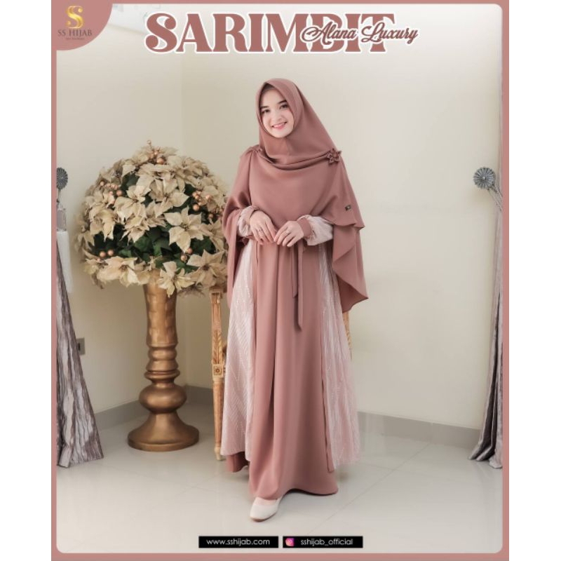 Gamis Alana Luxury Ginger Brown