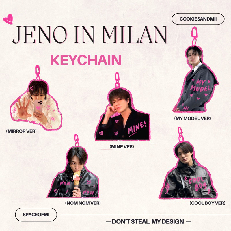 [READY STOCK] JENO IN MILAN ACRYLIC KEYCHAIN | JENO NCT DREAM