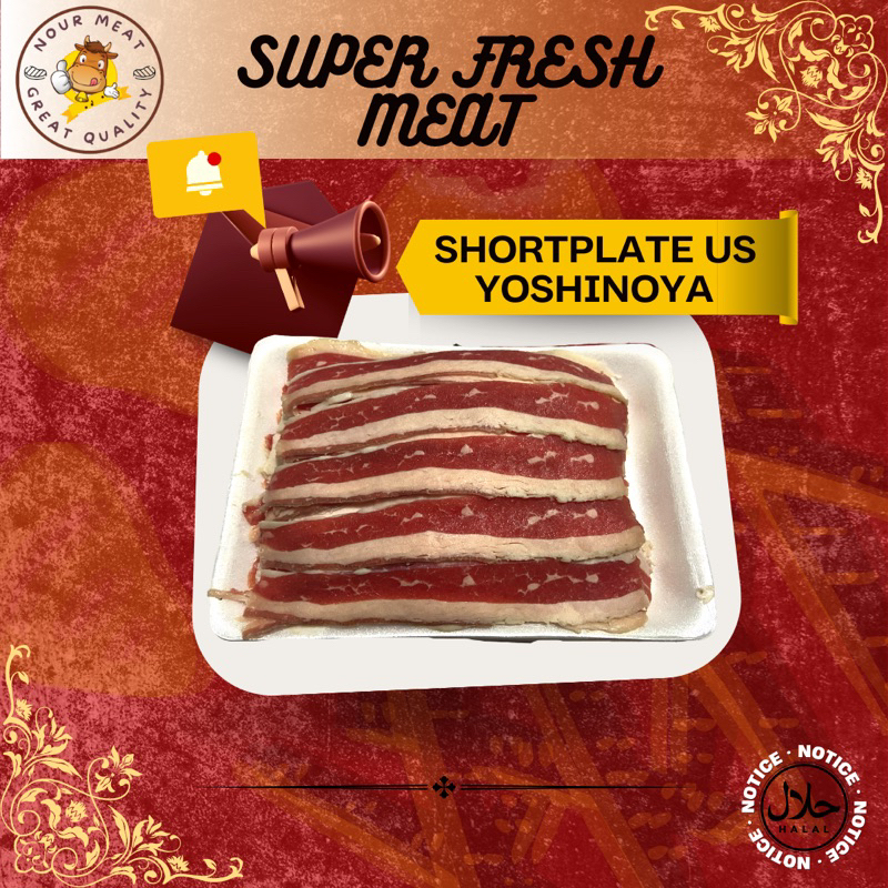 US Shortplate / Yoshinoya Daging Sapi Slice Beef 500gr