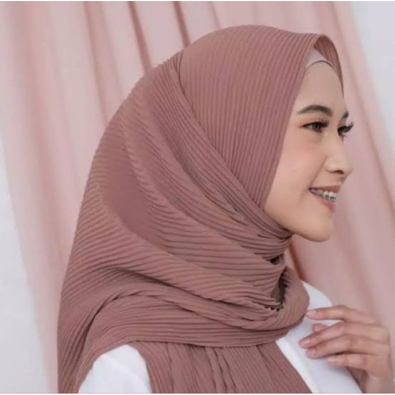 hijab Pasmina plisket