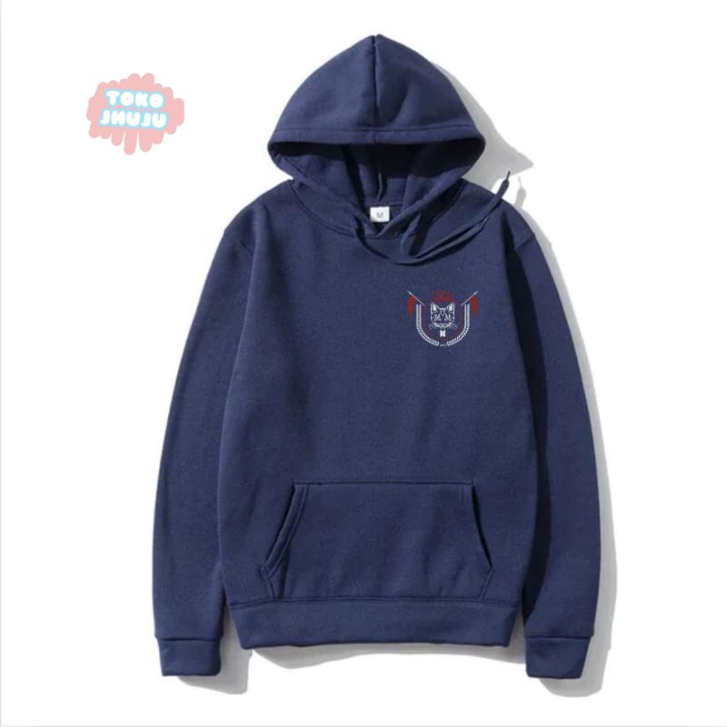 Hoodie Jumper Suga Run Bts 2023 Logo Kecil